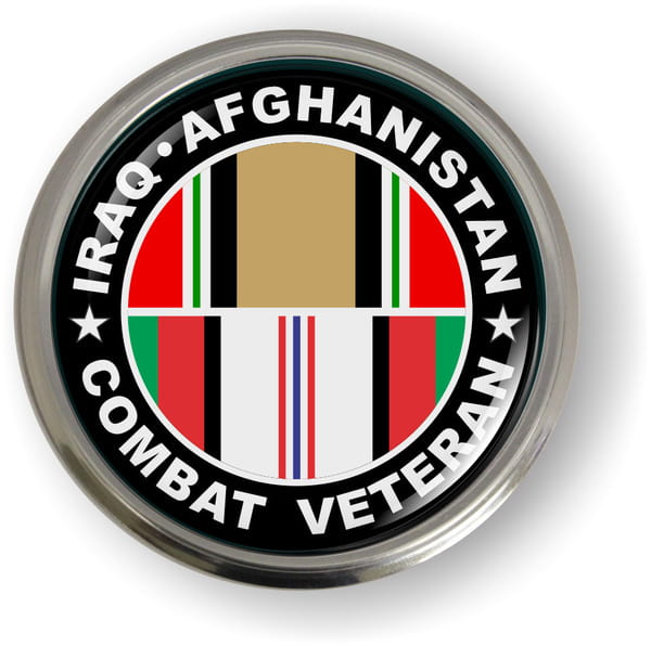 Iraq - Afghanistan Combat Veteran Emblem